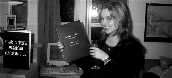 Rachel Blackie celebrates the publication of the Yearbook